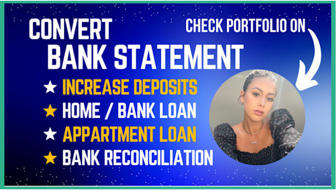 convert bank, credit card statement pdf to csv, excel only