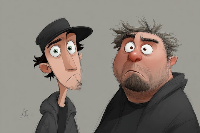 drawing a cartoon for you