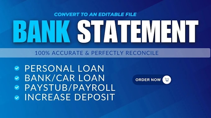 convert bank statement pdf to editable format