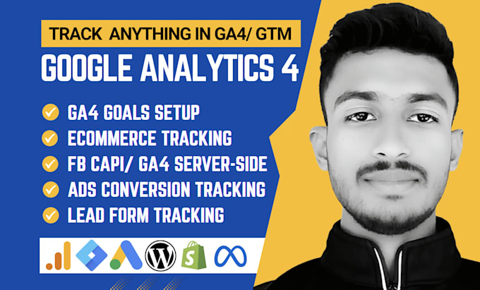 setup, fix google analytics, ads conversion tracking, ga4 ecommerce tracking
