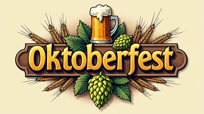 design outstanding oktoberfest beer logo