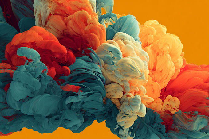paint expressive colorful abstract portraits