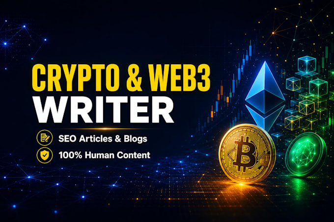 write SEO crypto articles and web3 blog posts