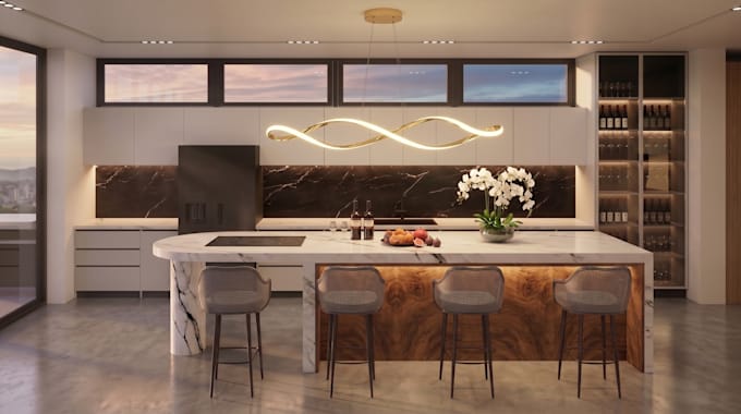 do photorealistic 3d modeling and high quality 4k rendering