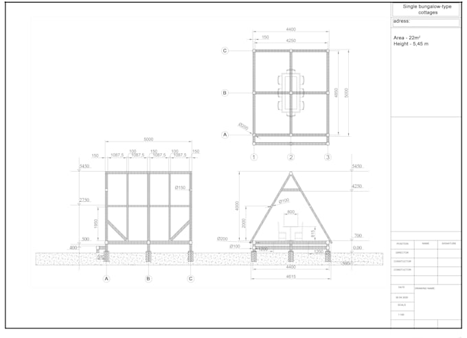 create autocad 2d drawings and floor plans
