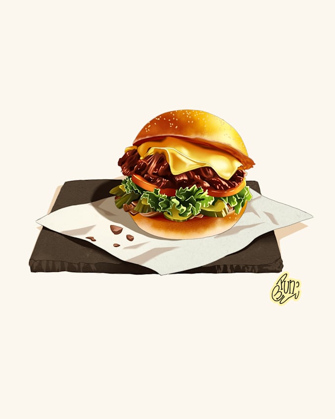 do food and drink illustration