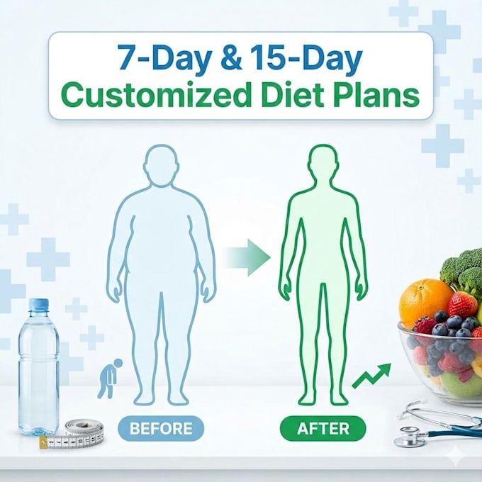 create a personalized diet plan for weight loss or  gain