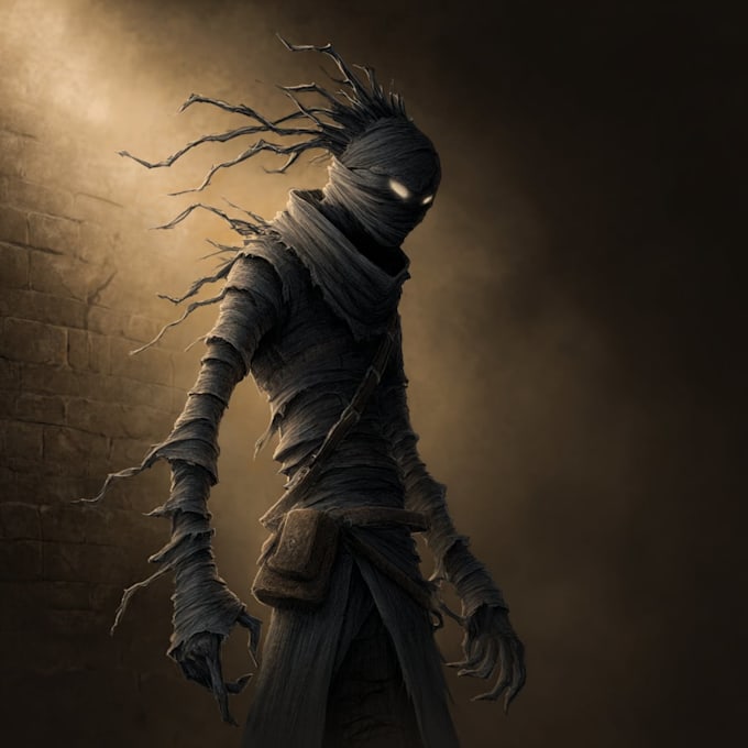 create fantasy, dnd, horror digital art with your character