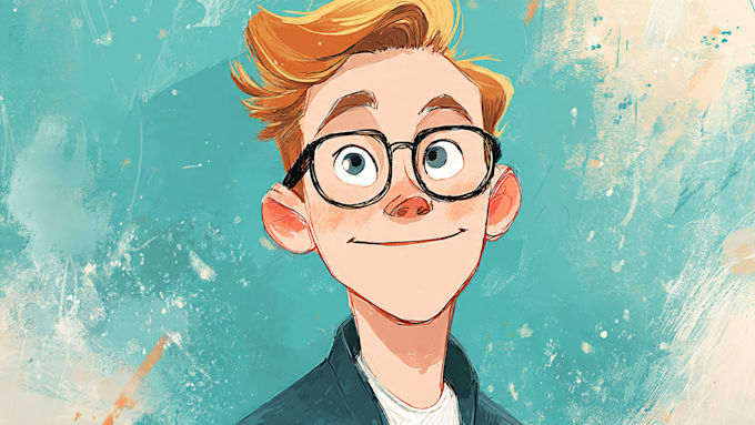 draw cute cartoon portrait