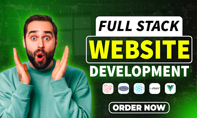 be a full stack web developer using PHP laravel and react js
