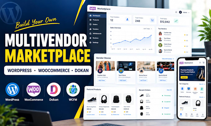 woocommerce multivendor marketplace with dokan or wcfm