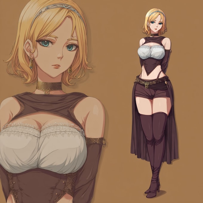 draw anime or manga character design
