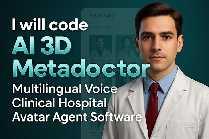 code ai 3d metadoctor multilingual voice clinical hospital avatar agent software