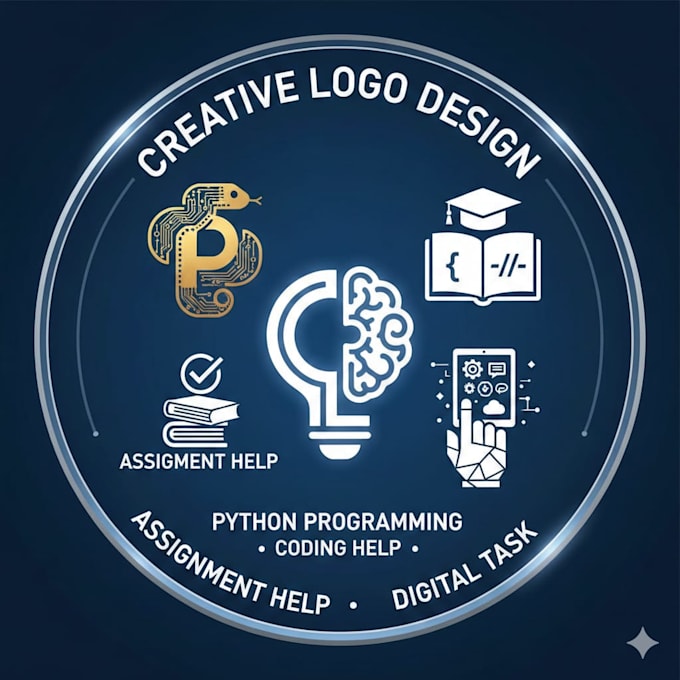 Creative logo, python projects and digital tasks by Abd65u | Fiverr