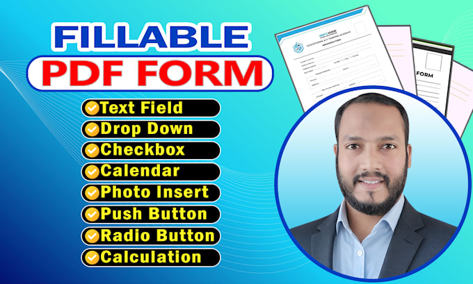 design fillable pdf forms and interactive editable documents