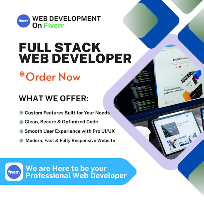 develop a complete full stack web application
