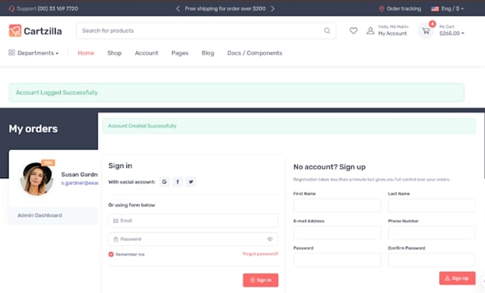 create a secure PHP login and registration system