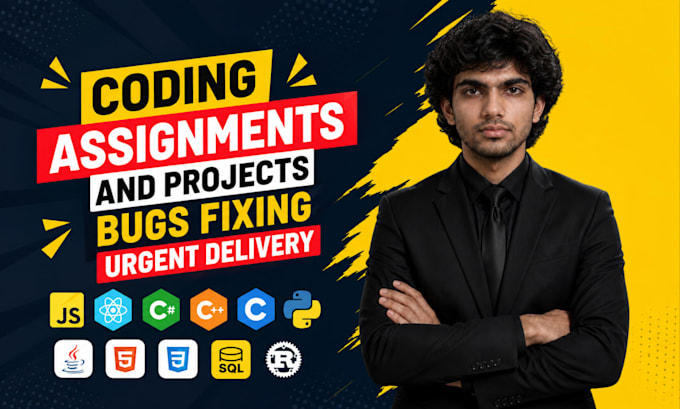 do programming projects and coding tasks in cpp, python, csharp and java