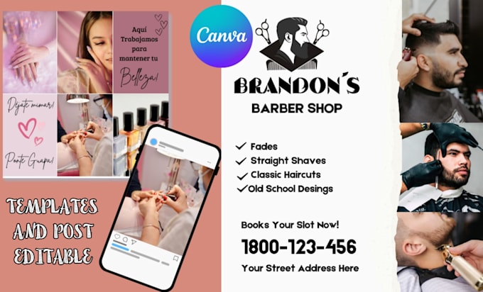a custom canva template for you