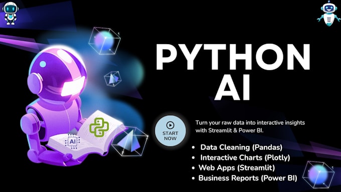 create interactive data dashboards using python streamlit and power bi