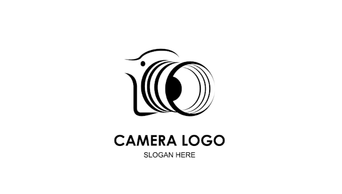 create a modern and professional camera logo for your business