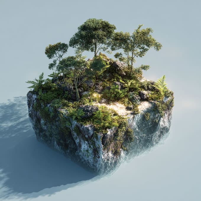 design an procedural houdini environment
