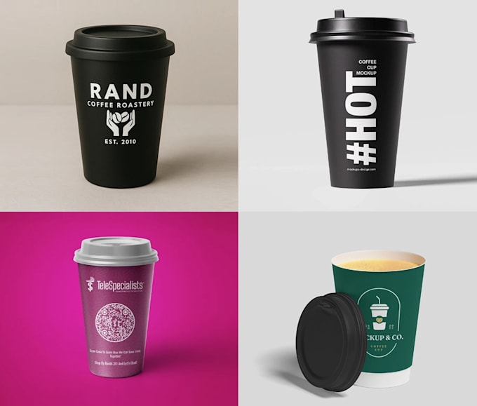 create a custom coffee mug design or coffee cup design
