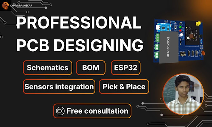 design production ready pcb layout and schematics with bom