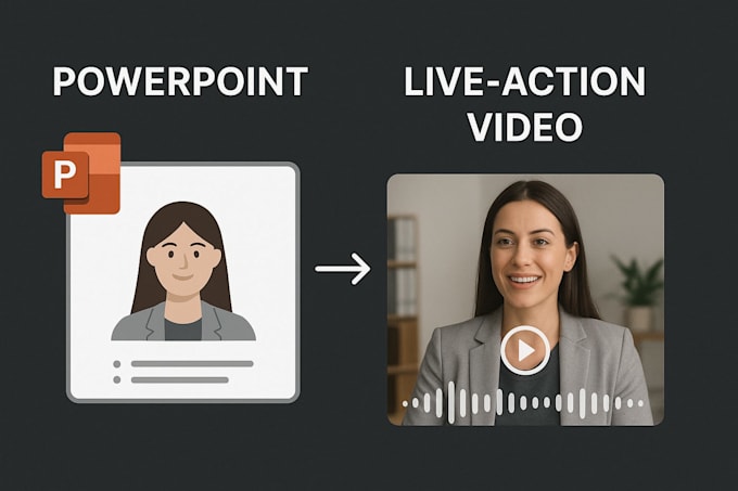 transform your powerpoint or document into a polished video