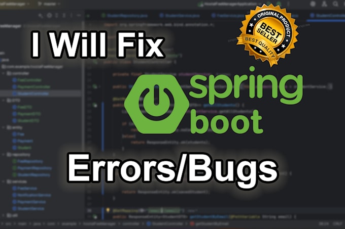 fix errors in springboot projects