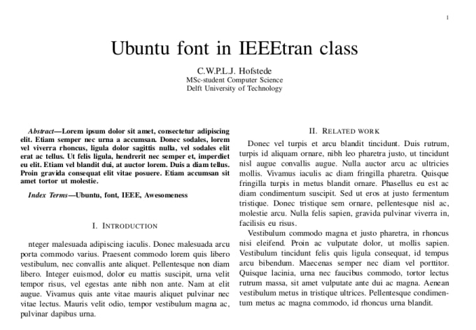 Convert research paper into ieee latex format pdf by Tweetyone | Fiverr