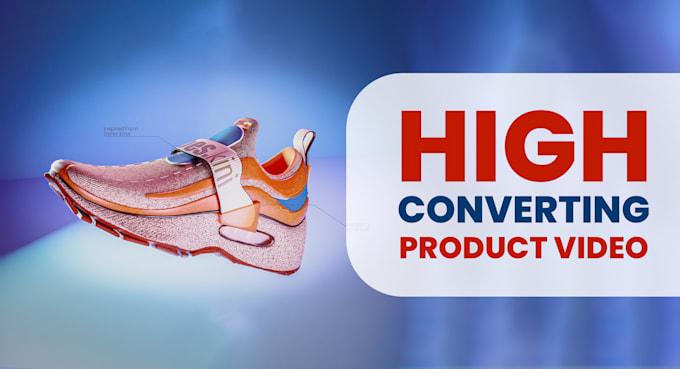 create 3d product design and animation
