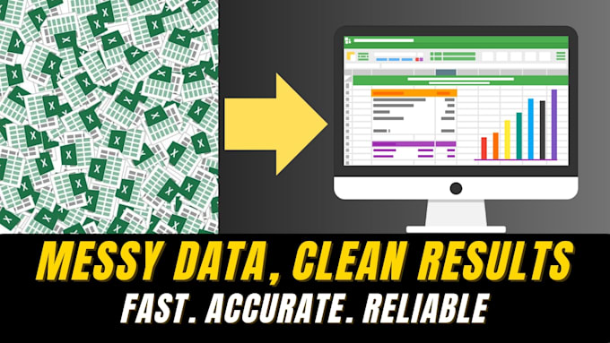 clean and organize messy excel or CSV files