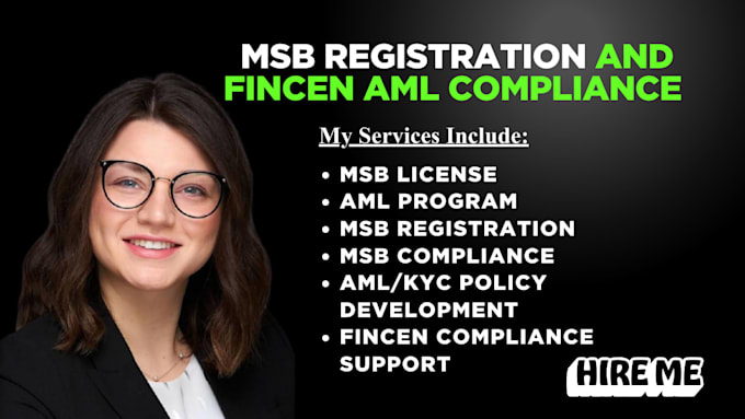 Msb registration, aml,kyc, fincen compliance guidance for money service ...