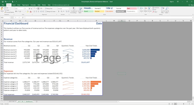 excel service for businesses