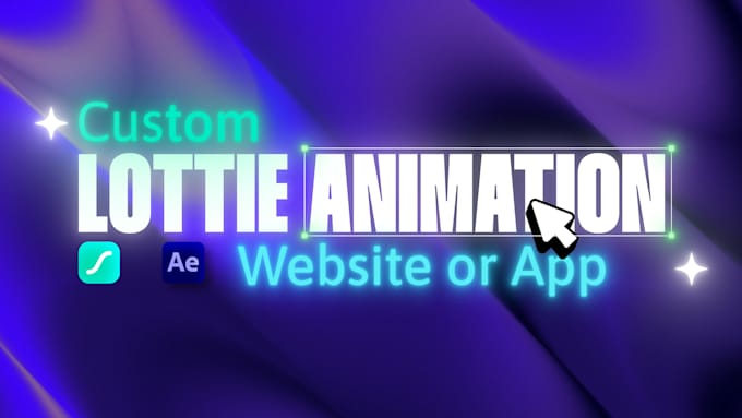 create lottie json animation for your logo, app or website