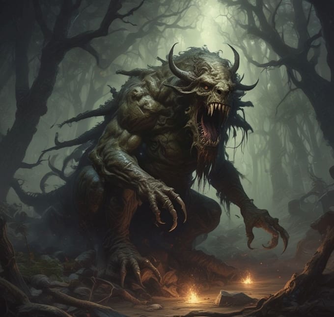 fantasy horror and fantasy horror character
