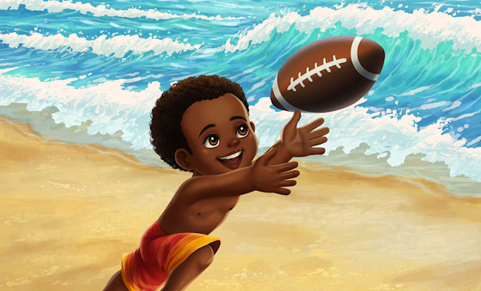 create children story book illustrations