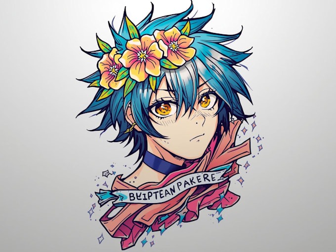 make anime tattoo design
