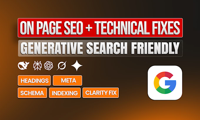 do wordpress website on page and technical SEO for google and GEO