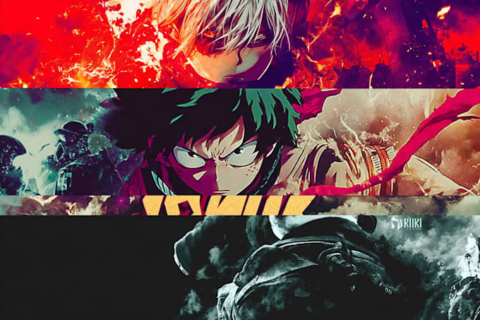 design the best anime banner header