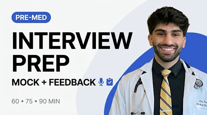 coach premed interviews with mock practice and feedback