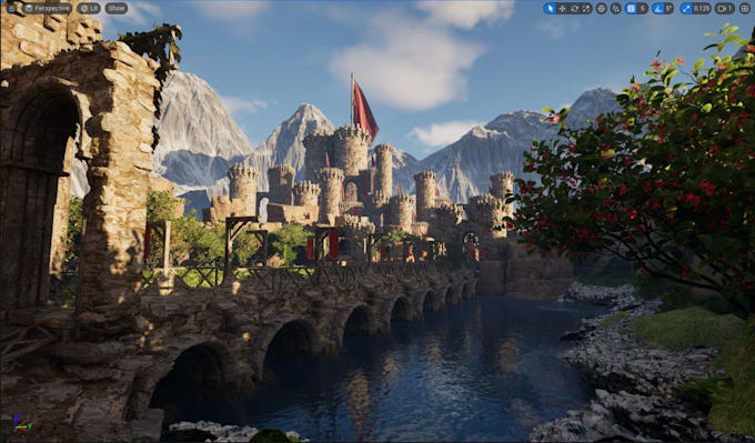 develop unreal engine 5 maps aaa environments and archviz