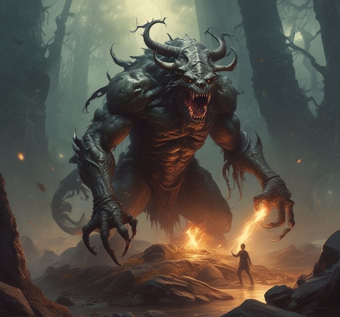 fantasy horror and fantasy horror character