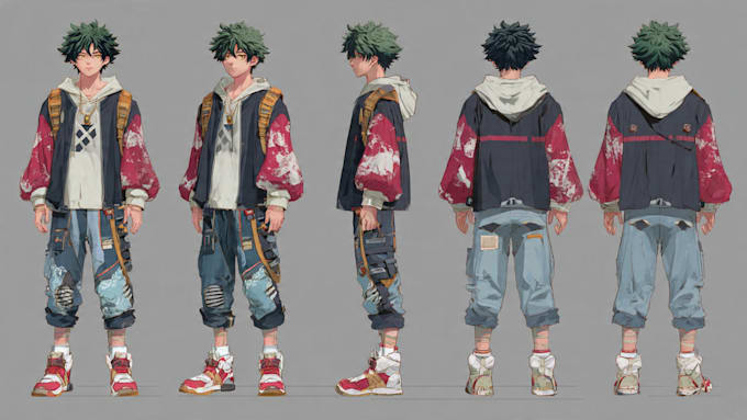 do semi realistic character design