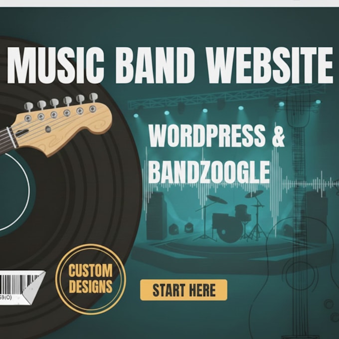 design a bandzoogle website
