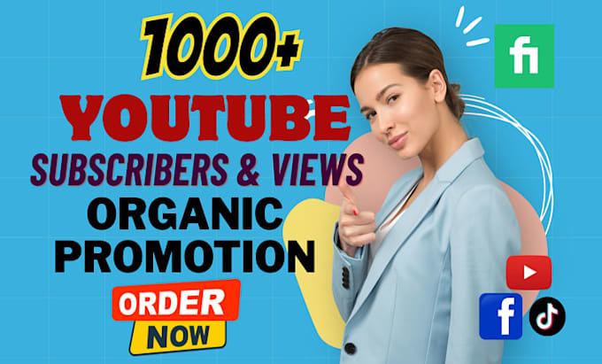 do grow 1000 subscription on your channel with real organic promotion