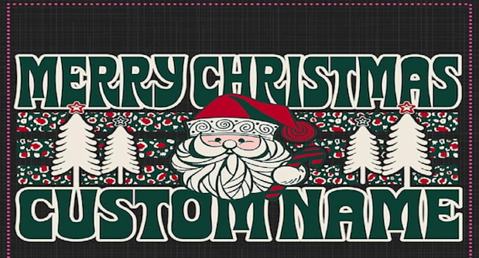 design awesome christmas mascot logo