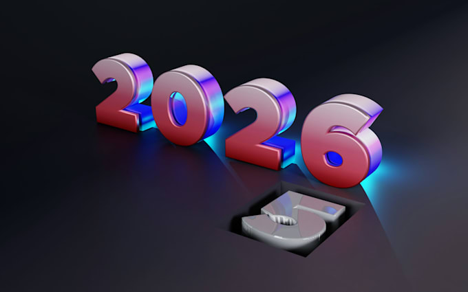 design unique happy new years logo