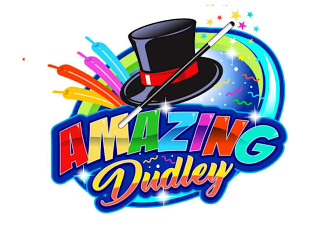 creative magician logo with satisfaction guaranteed
